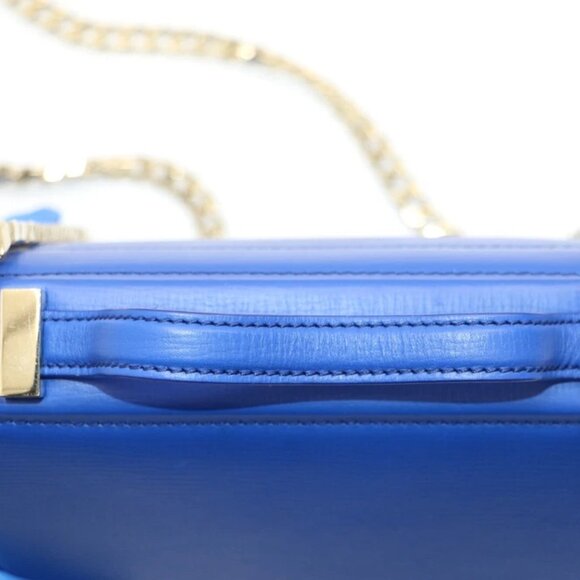Givenchy Medium Pandora Chain Shoulder Bag - Blue/Gold - Picture 2 of 15